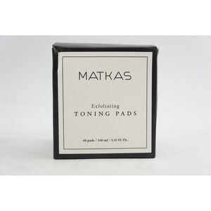 New Matkas Exfoliating Toning Pads 60ct 160ml 5.41 Fl Oz